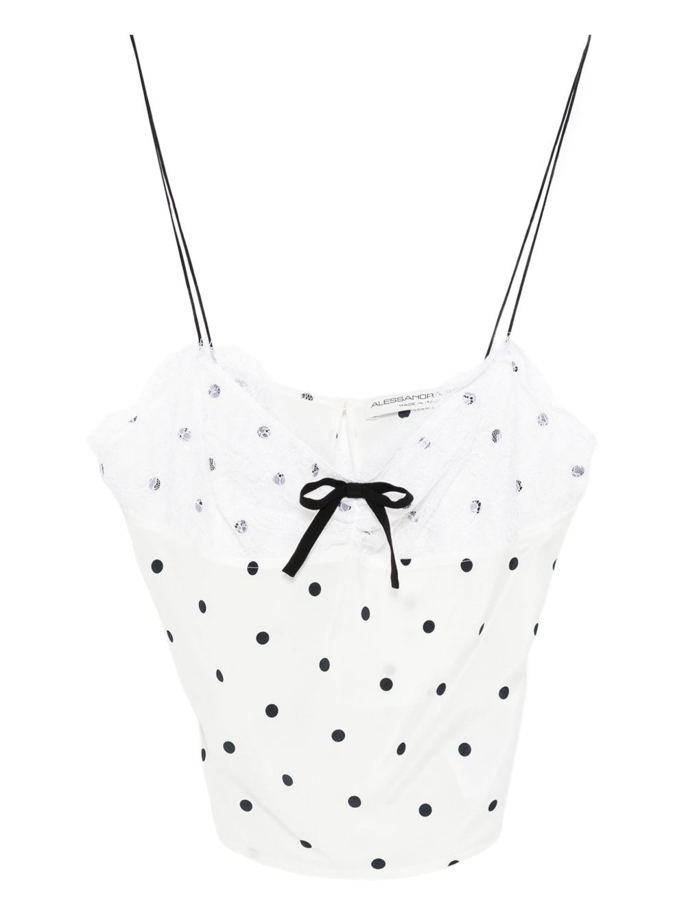 polka-dot prin tank top - 1