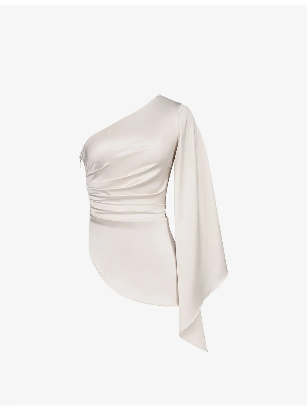 Nicolette One-Sleeve Asymmetric Top - 1