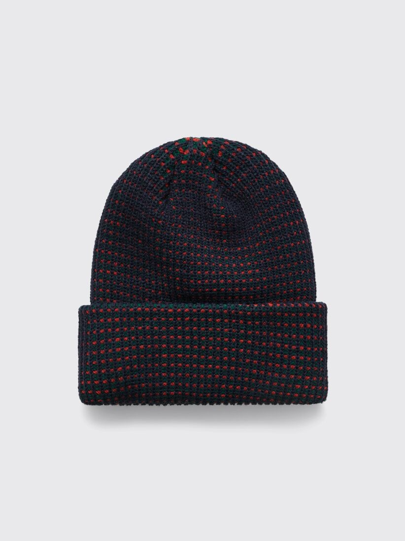 Noah NOAH TRI COLOR BEANIE NAVY | tresbien | REVERSIBLE