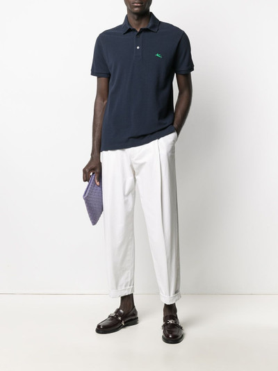 Etro short-sleeved polo shirt outlook