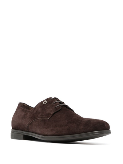 Salvatore Ferragamo suede lace-up shoes outlook