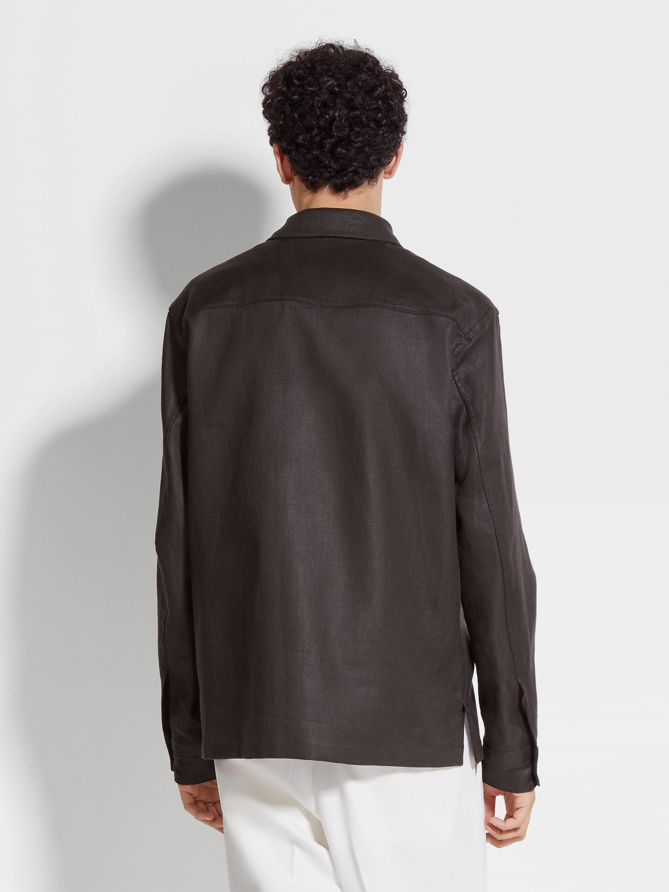 Tシャツ・カットソー ZEGNA SS25 Oasi lino overshirt (UFV60A9SOT10B N02) Oasi Lino Overshirt SS25 29973378 | Zegna NO