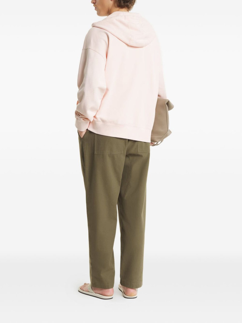 Fox-motif zip-up hoodie 3