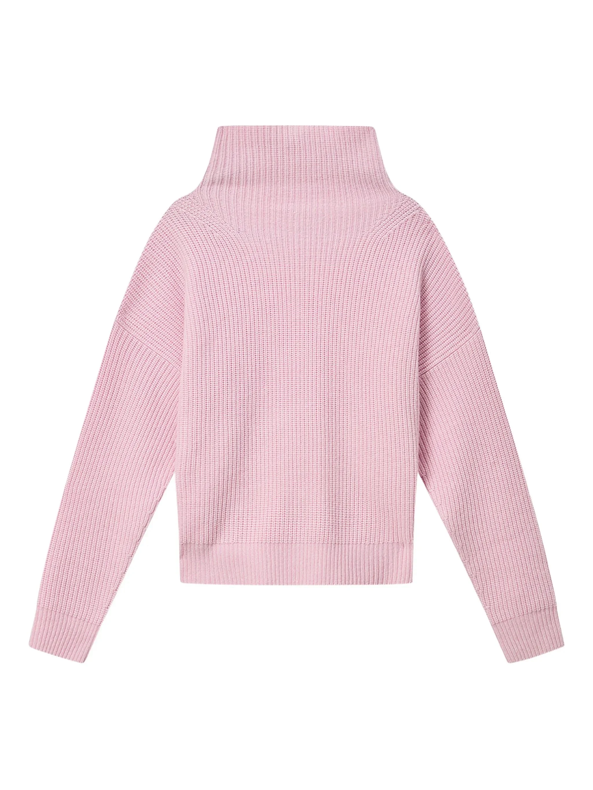 ribbed roll-neck brooke pullover - 1