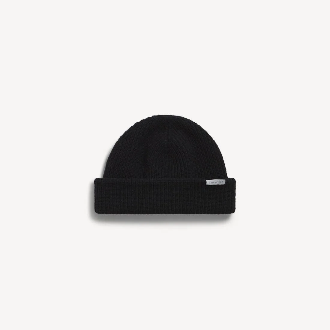 Men's Wool Beanie in Black - 1