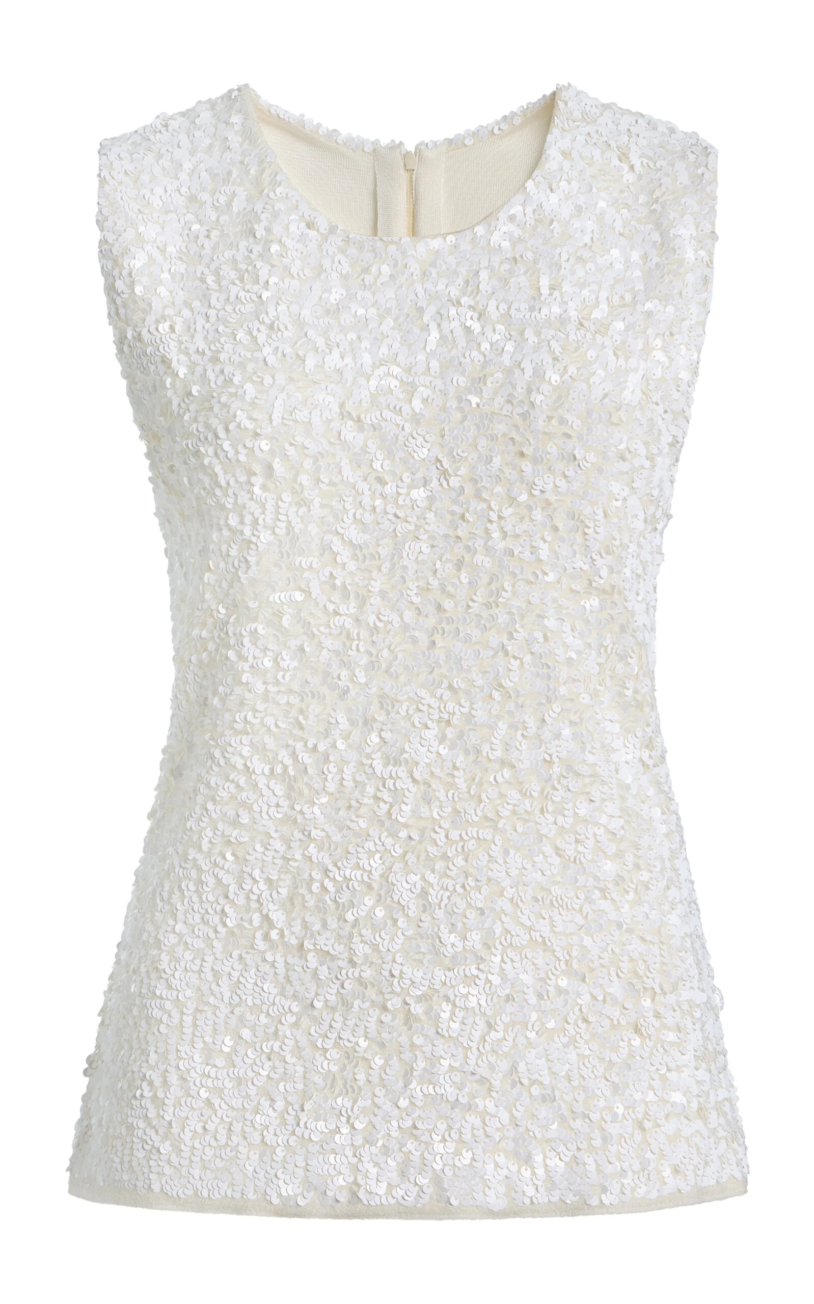 Santi Sequined Top ivory - 1