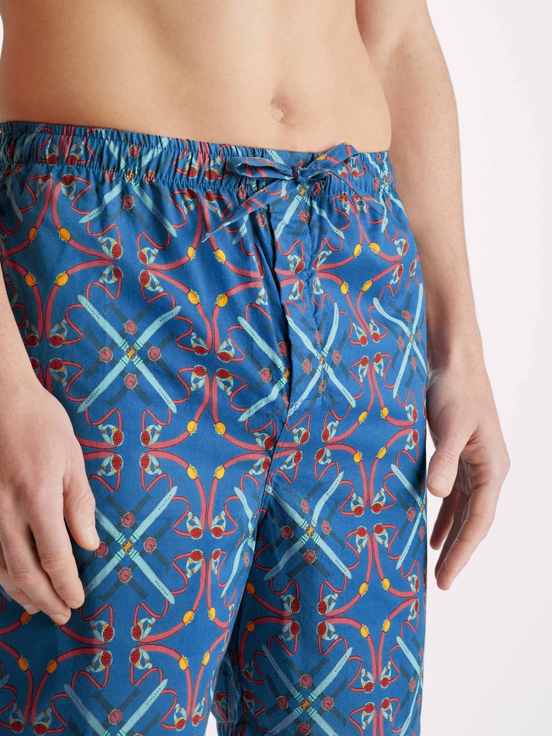 Men's Lounge Shorts Ledbury 64 Cotton Batiste Multi - 2