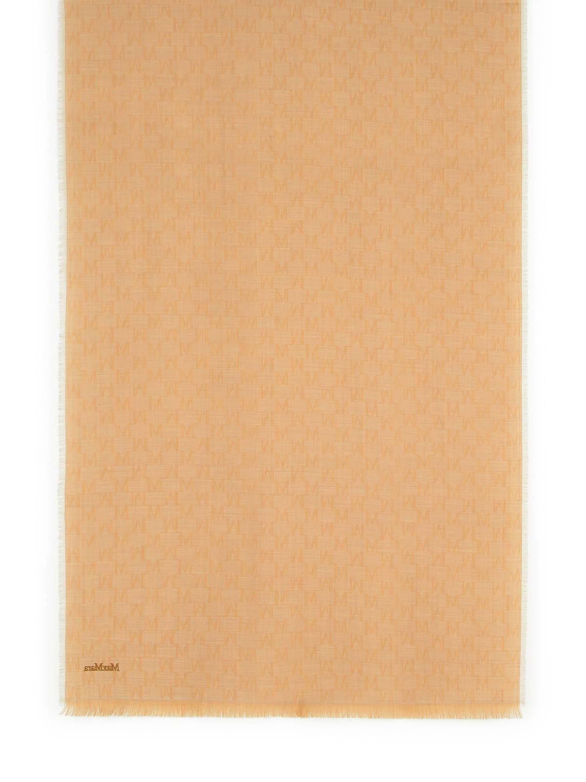 Max Mara 'Magico' Camel Virgin Wool Scarf Women - 2