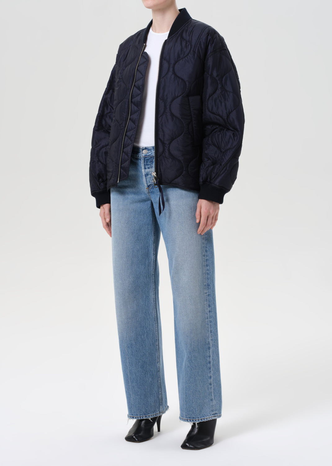 ISLA QUILTED JACKET IN INK - 4