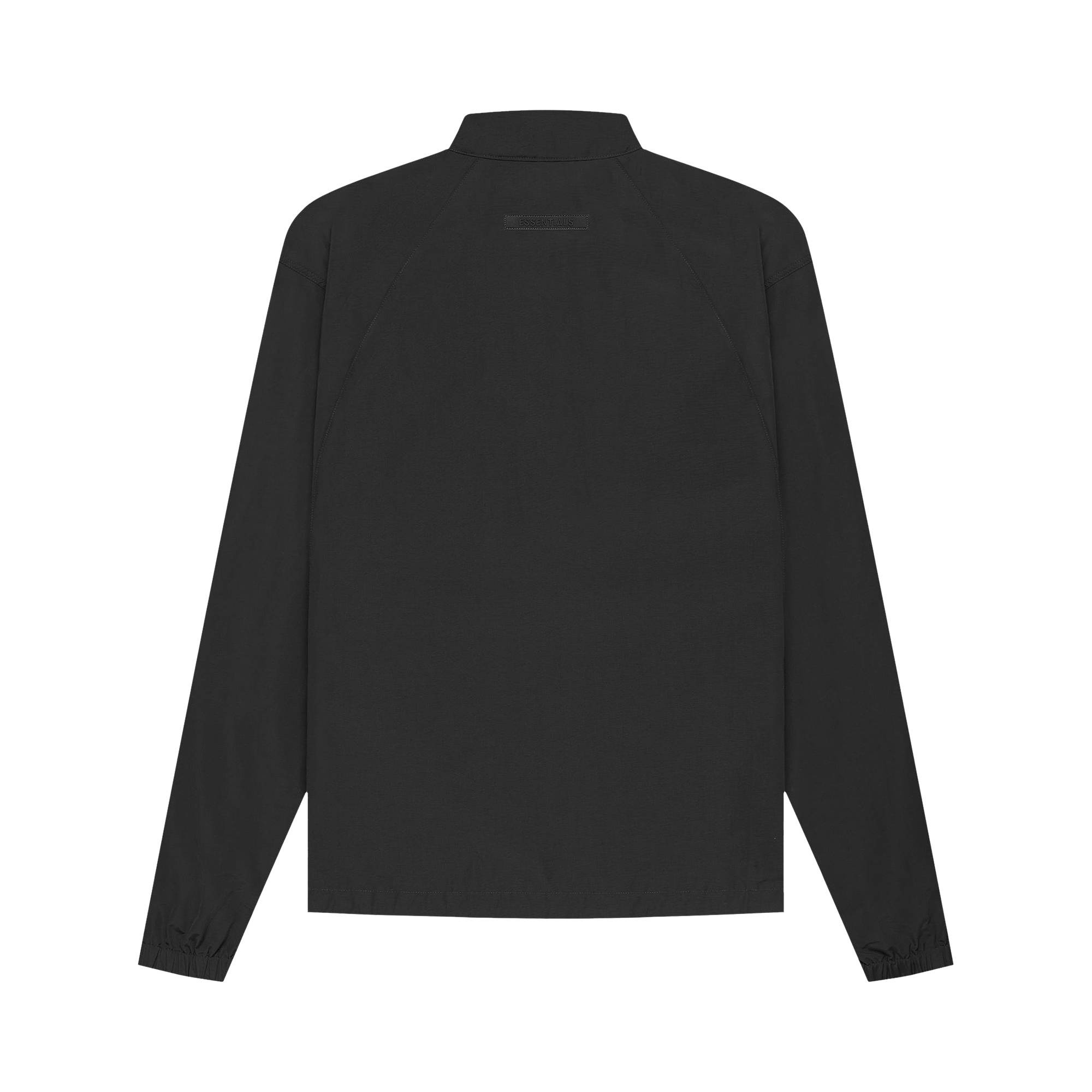 Fear of God Essentials Half-Zip Jacket 'Black' - 2