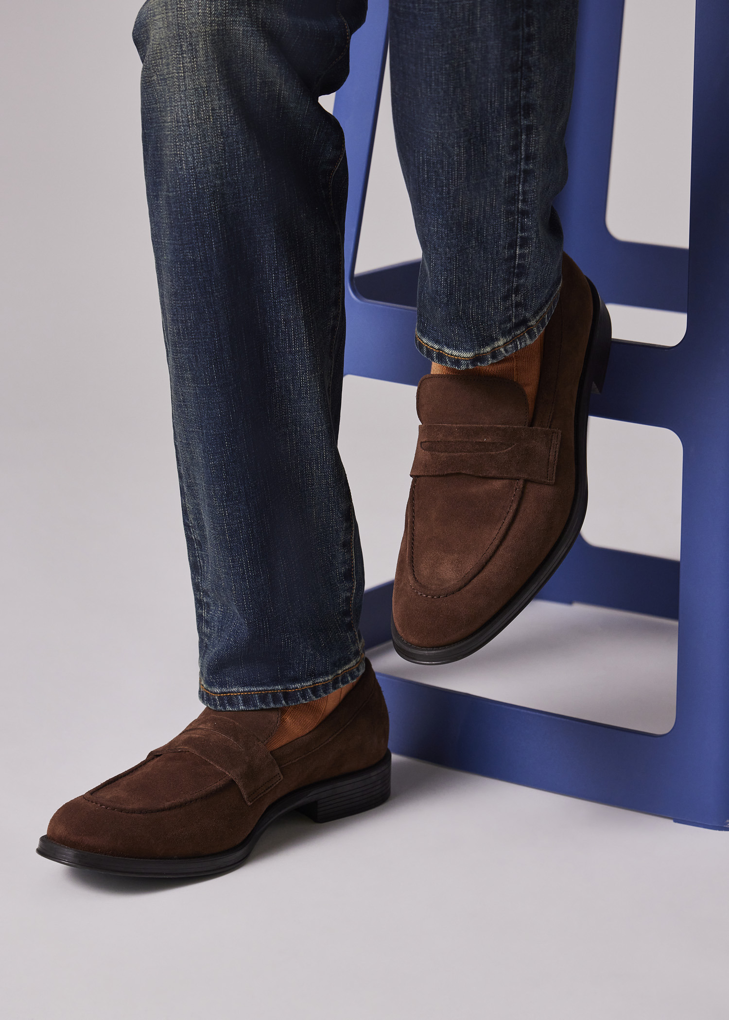 Brown Suede 'Pierce' Loafers - 7