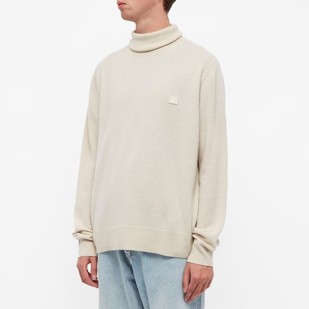 Acne Studios Kurtle New Face Roll Neck Knit - 3