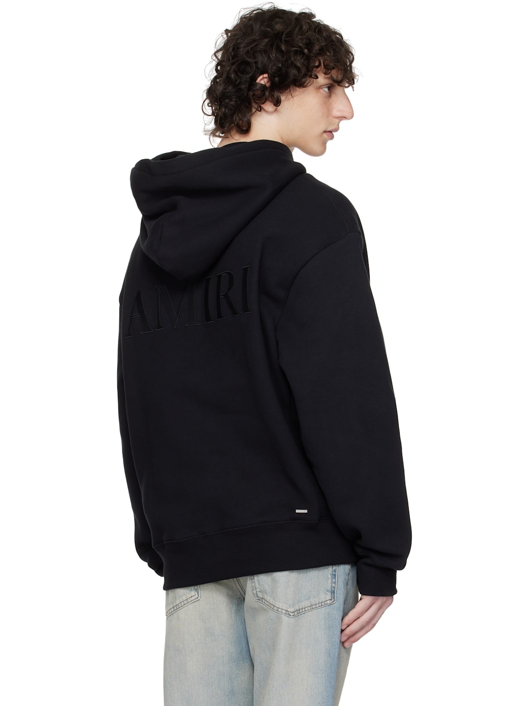 Black 'Amiri' Oversized Hoodie - 3