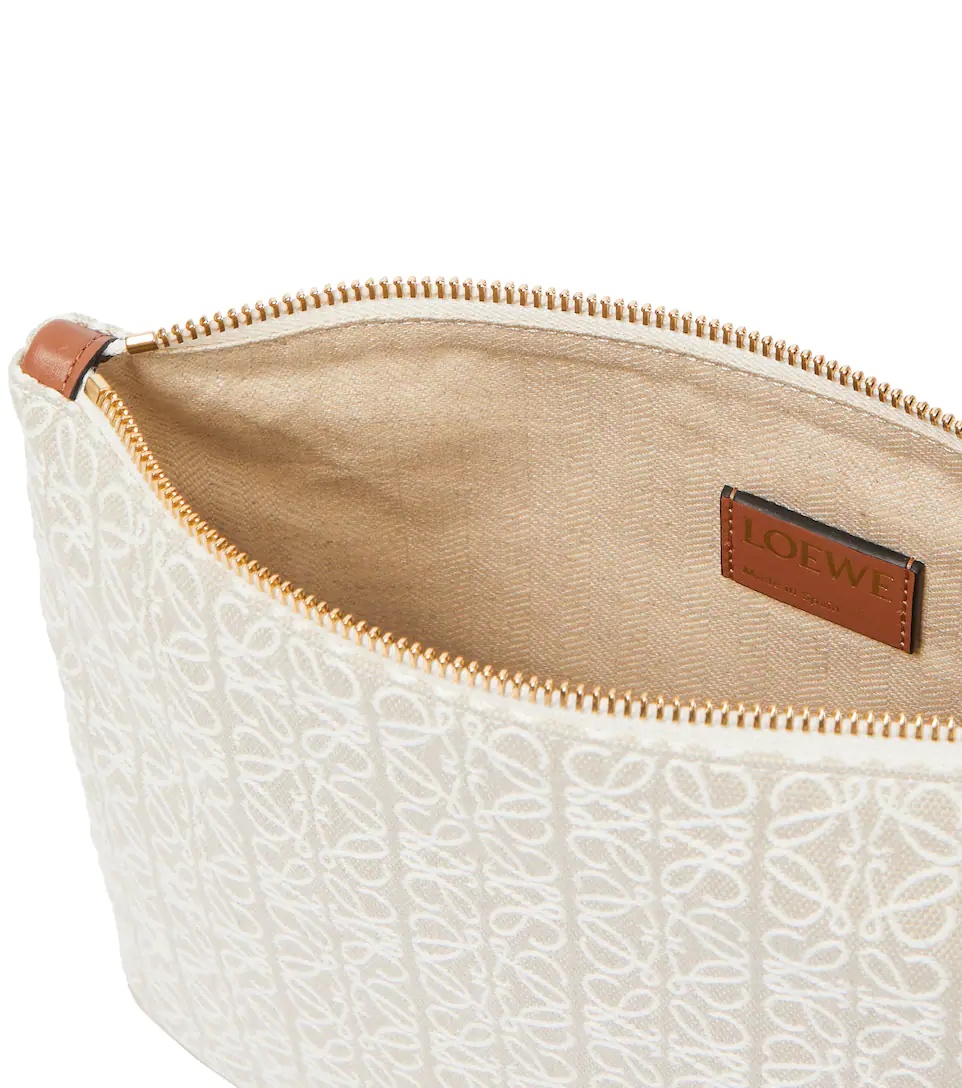 Paula's Ibiza Anagram jacquard canvas pouch - 3