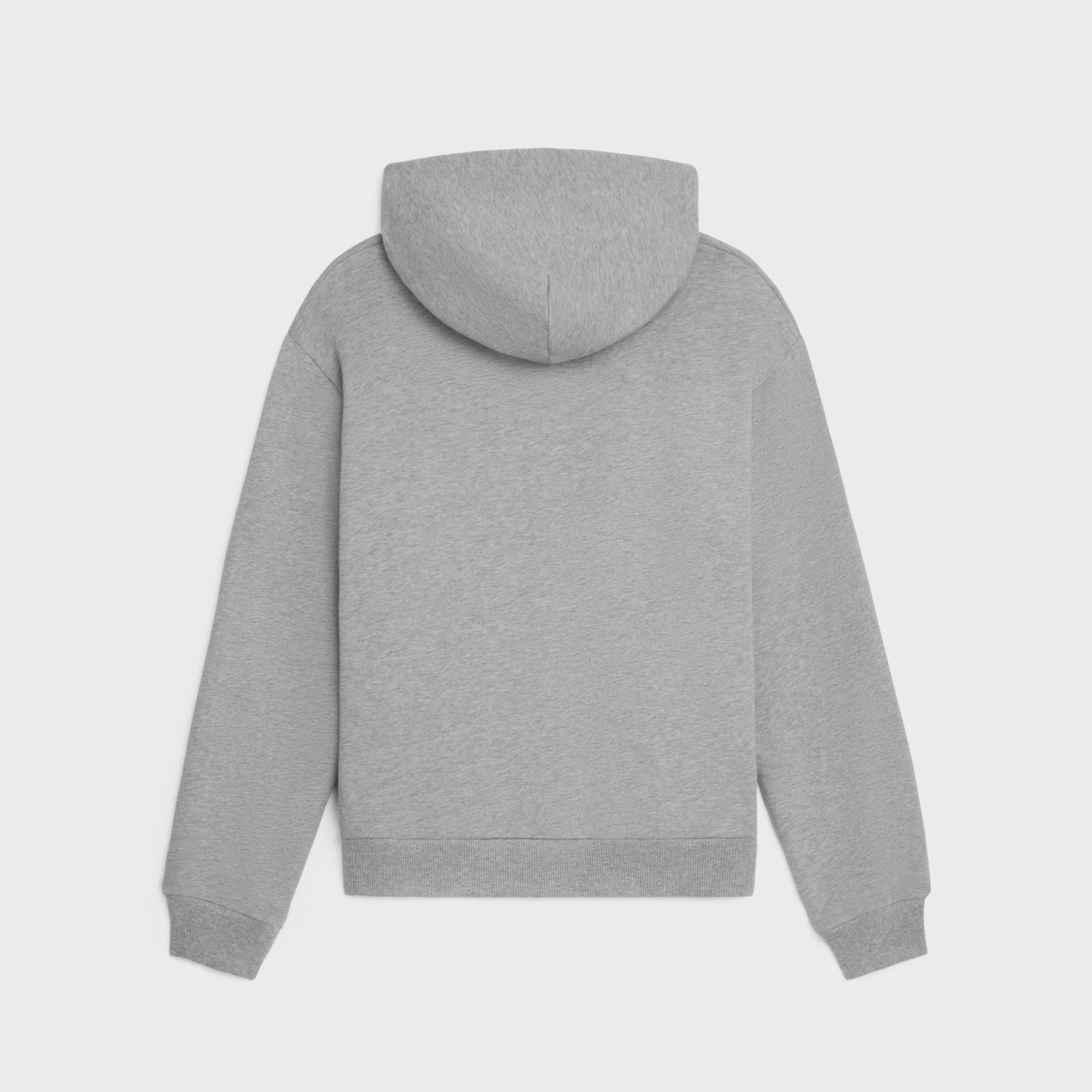 troubadour loose hoodie in cotton fleece - 2