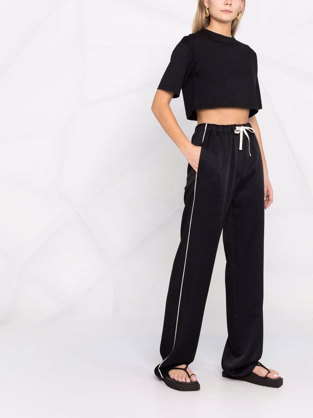 Gupo short-sleeve cropped T-shirt - 4