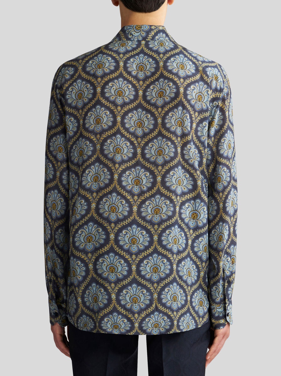 PRINTED SILK SHIRT - 4