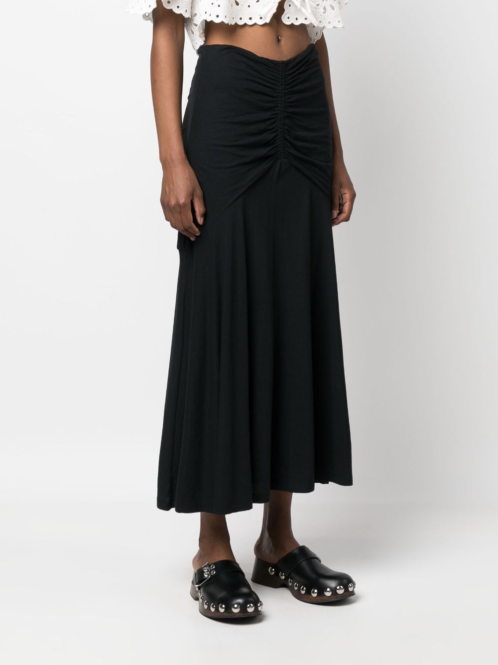 Nadira ruched maxi skirt - 3