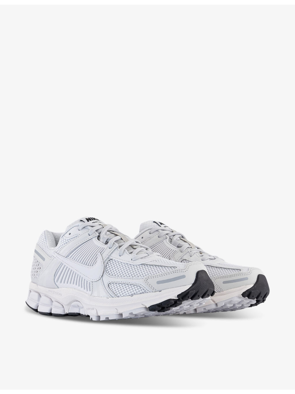 Zoom Vomero 5 logo-embossed leather and mesh low-top trainers - 3