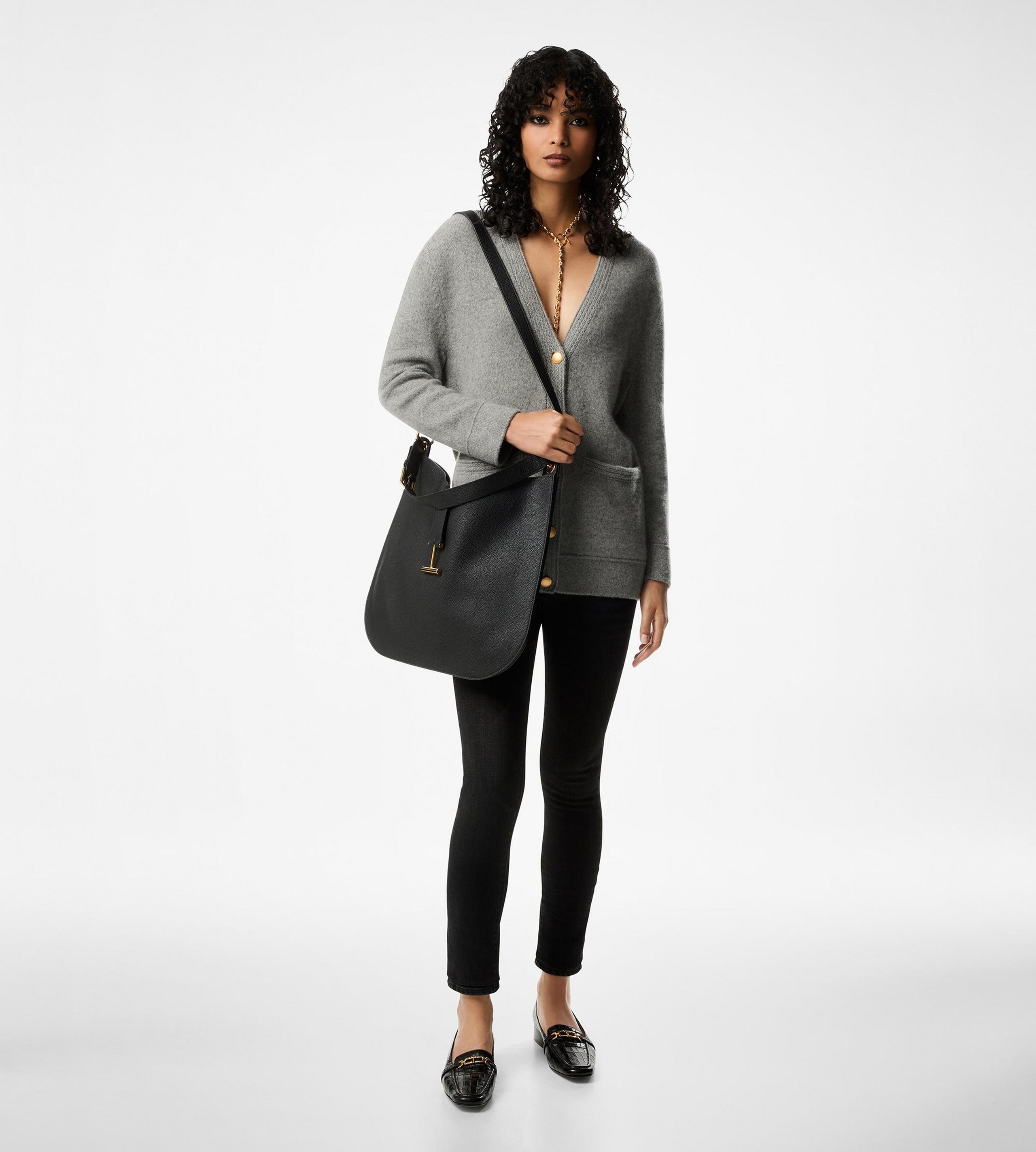 SOFT CASHMERE RELAXED FIT KNIT CARDIGAN - 3