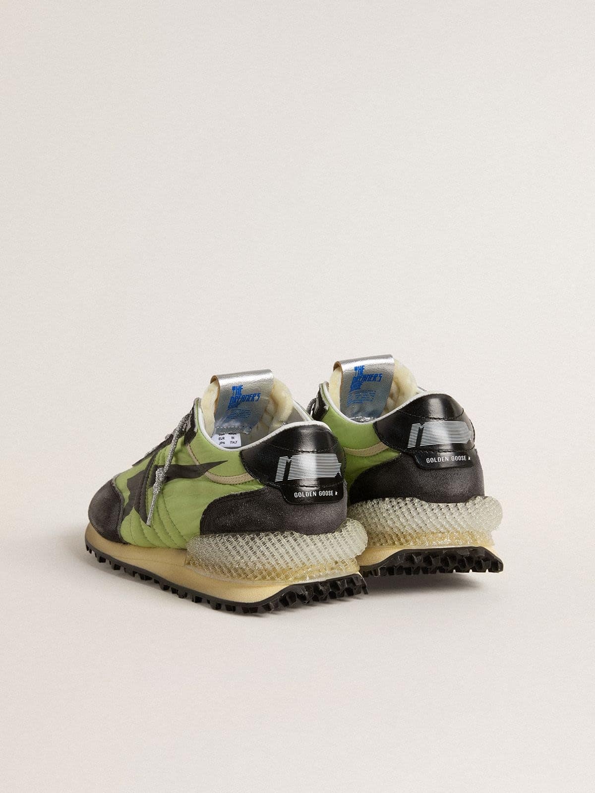 Women’s Marathon with green nylon upper and black star - 4