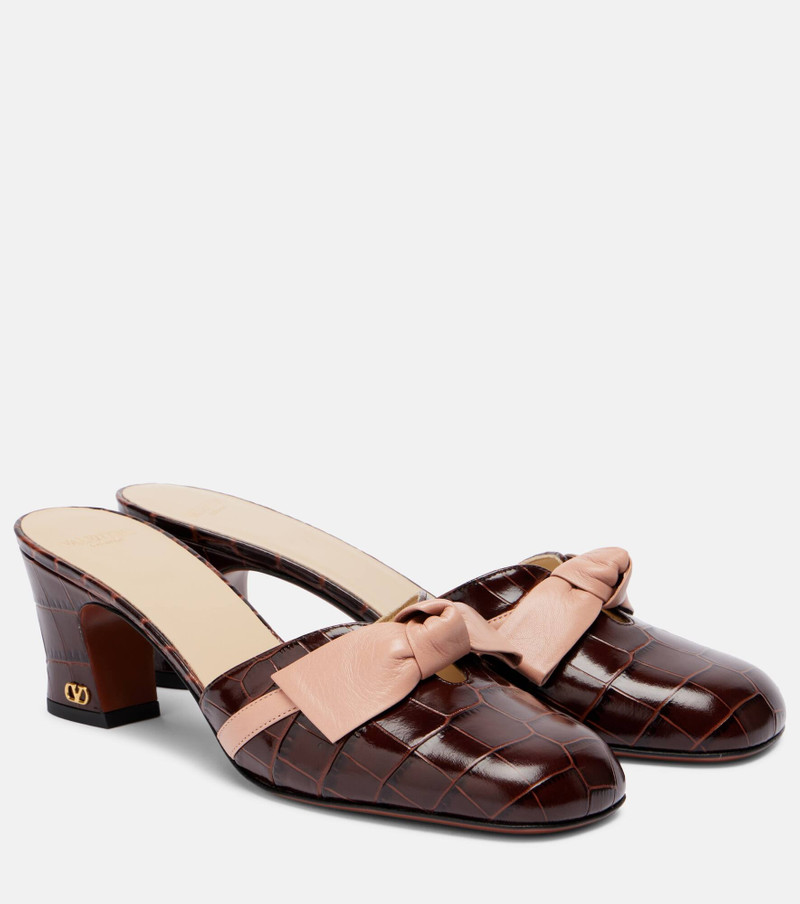 Knotty 60 leather mules 1