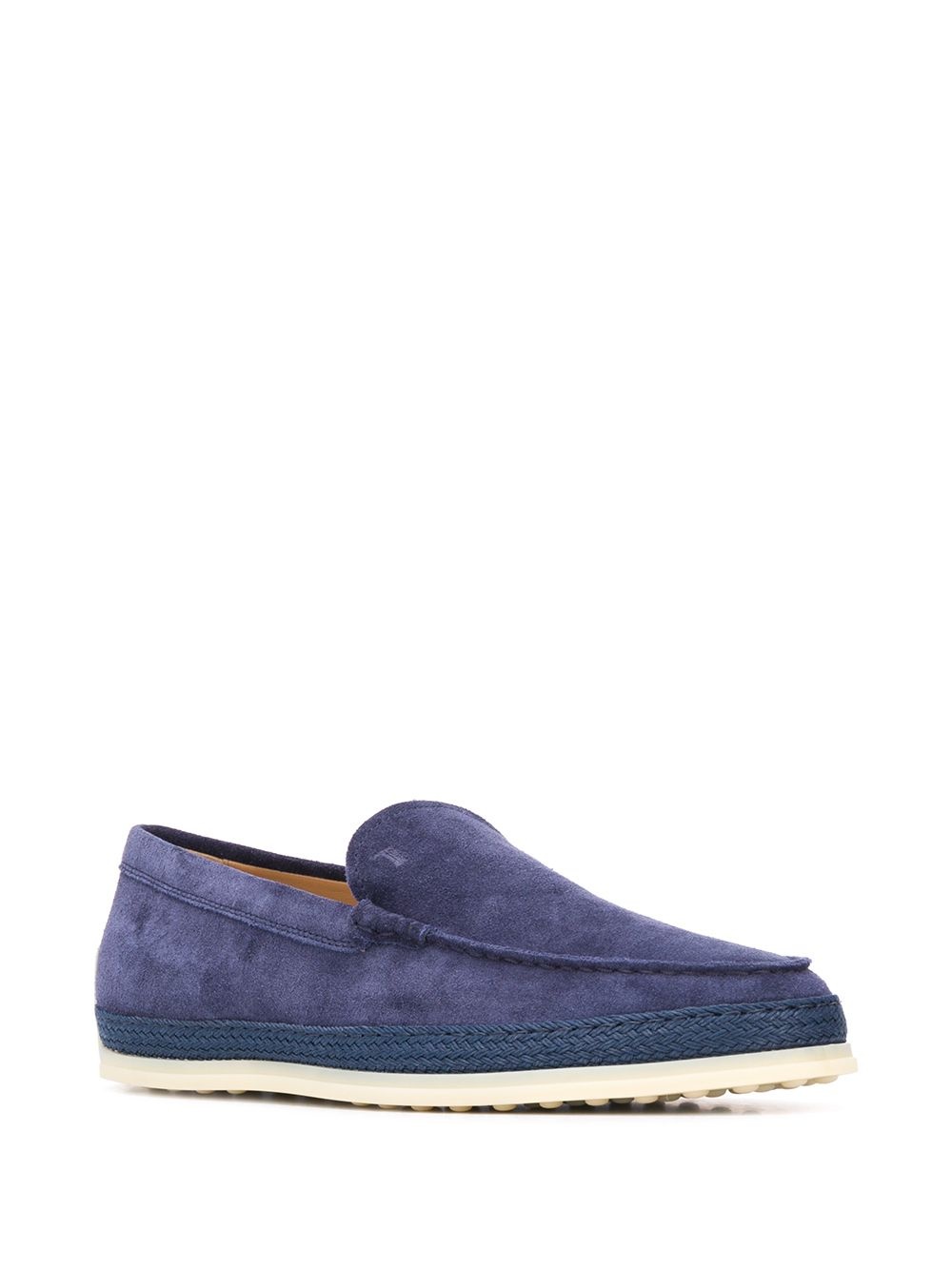 slip-on leather loafers - 2