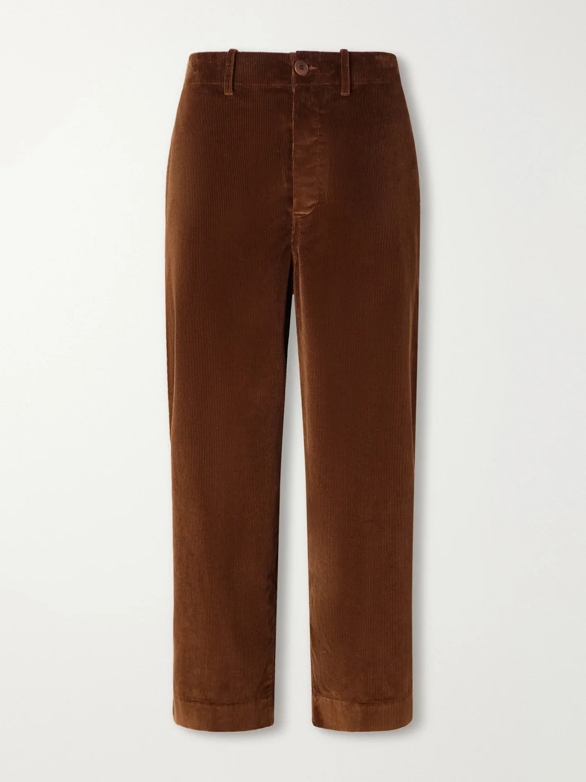 Albello Straight-Leg Cotton-Corduroy Trousers - 1