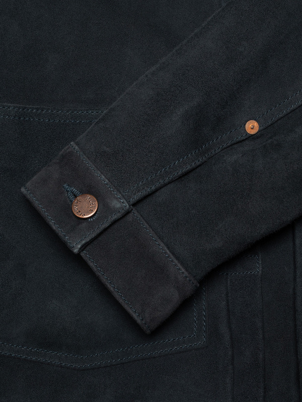 Dante II Suede Jacket Navy - 6