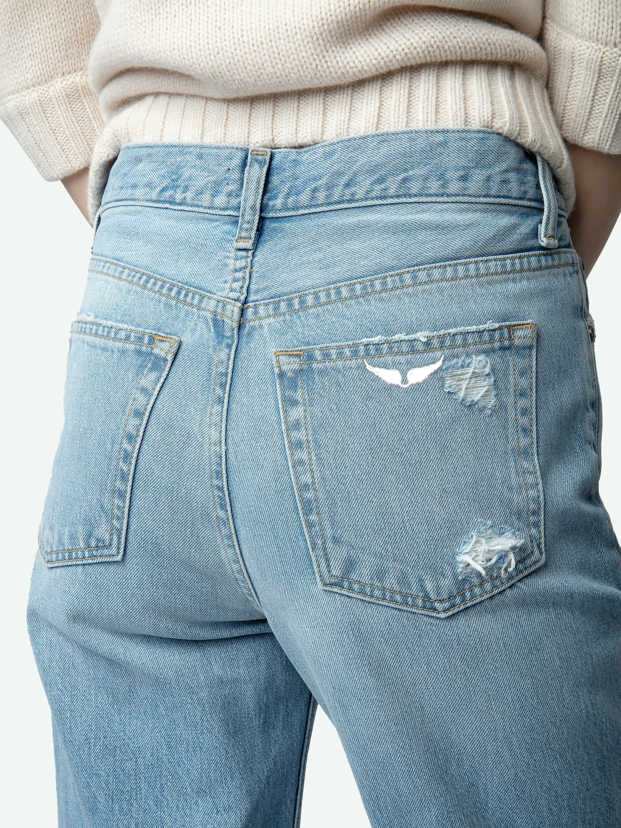 Stevie Ripped 90's Jeans - 5
