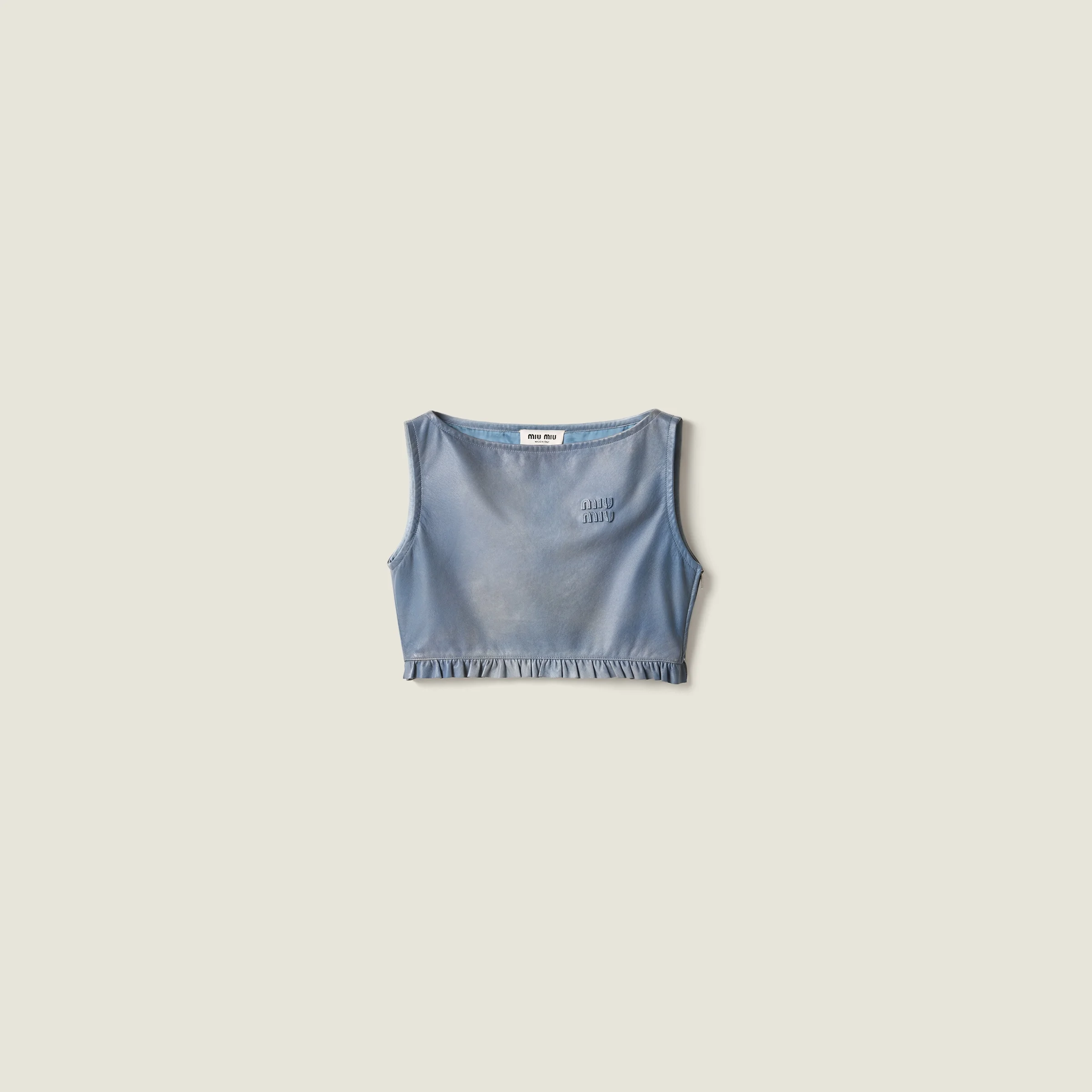 Nappa leather top - 1