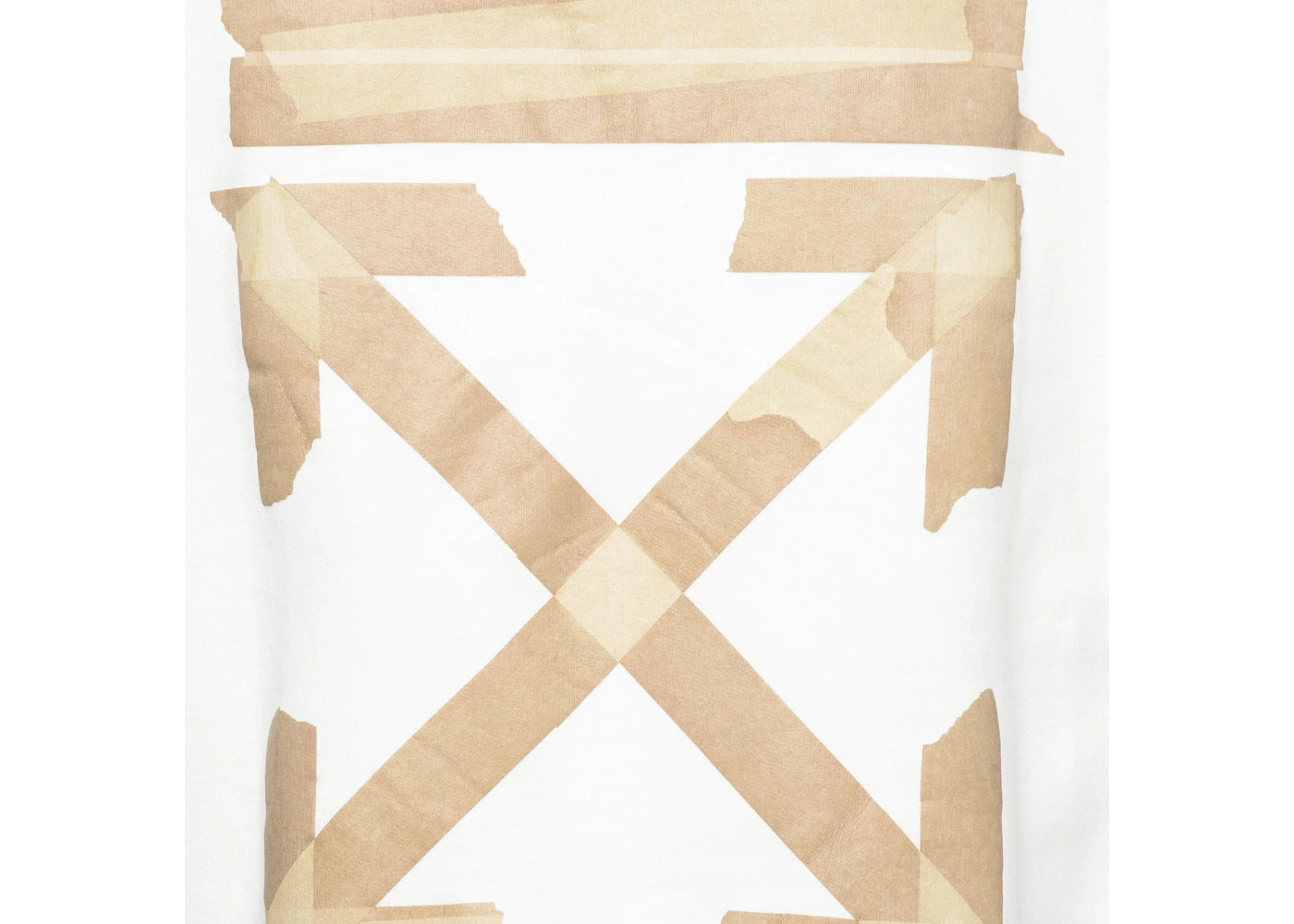 OFF-WHITE Tape Diag Arrows Sweatshirt White/Beige - 3