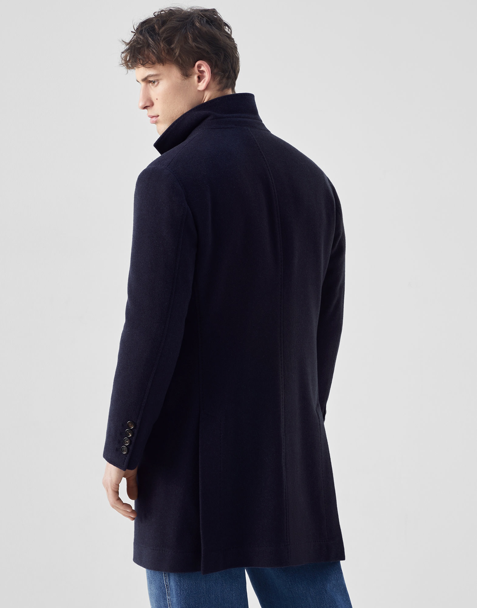 Water-resistant lightweight cashmere overcoat - 2