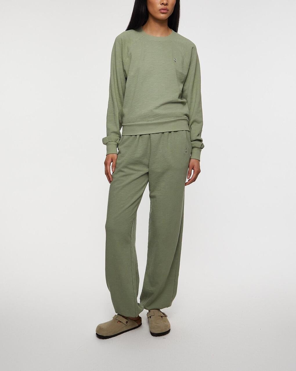 Sweatshirt Shrunken Raglan  Sage - 3