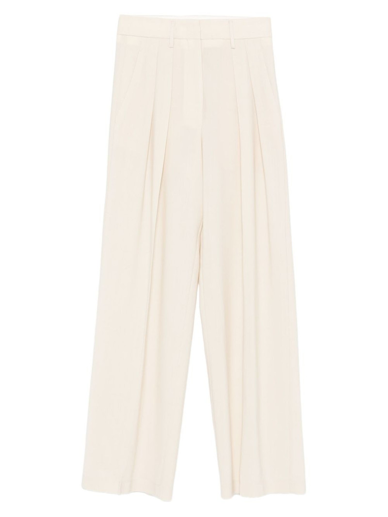 pleated wide-leg trousers 1