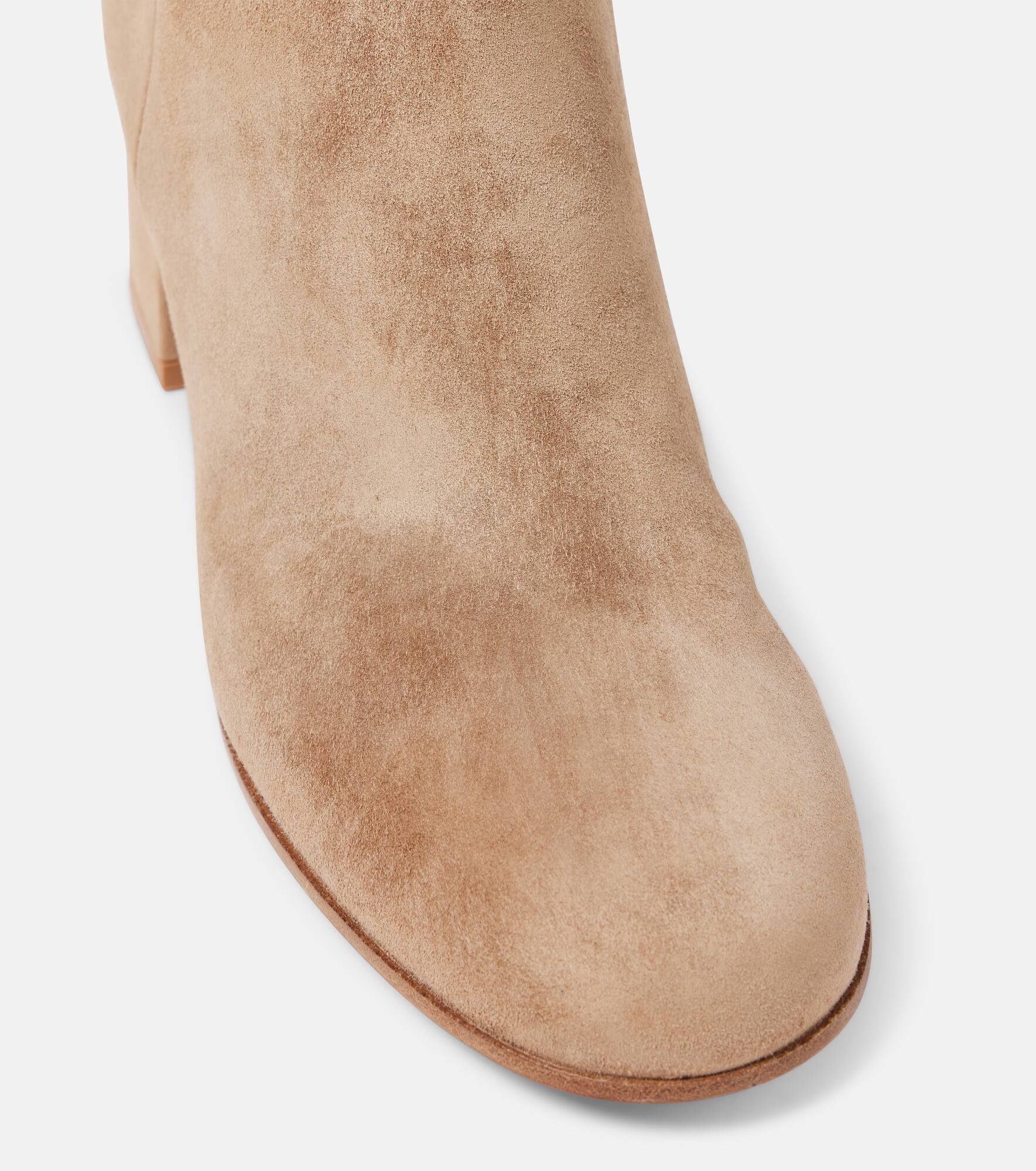 45 suede knee-high boots - 6
