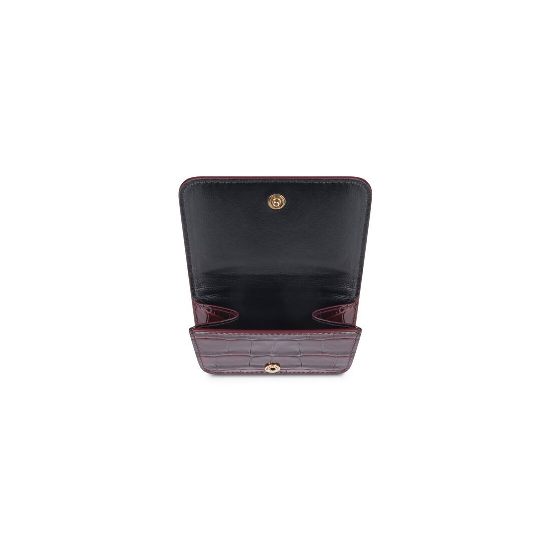 Cash Mini Wallet in Dark Red - 2