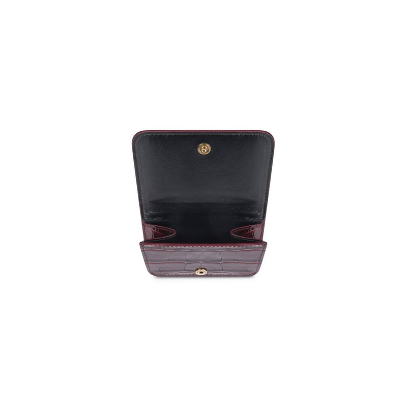 Cash Mini Wallet in Dark Red 2