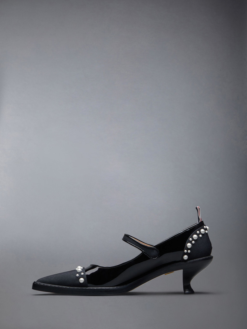 Pearled Patent Thom John Brogue 3