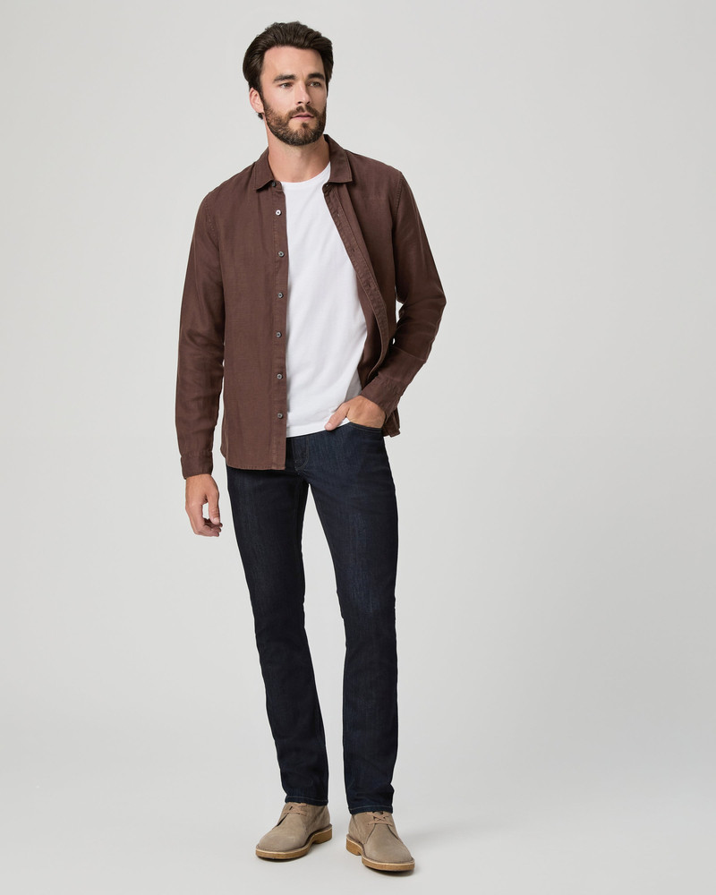 PAIGE Transcend Federal 34" Slim Straight Jean outlook