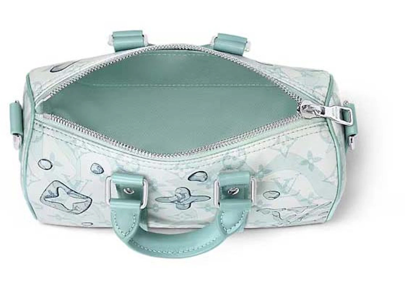 Louis Vuitton Keepall Bandouliere 25 Crystal Blue - 3