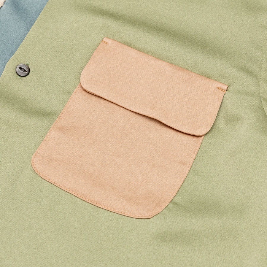 POLY SATEEN S/S CLASSIC SHIRT - 4