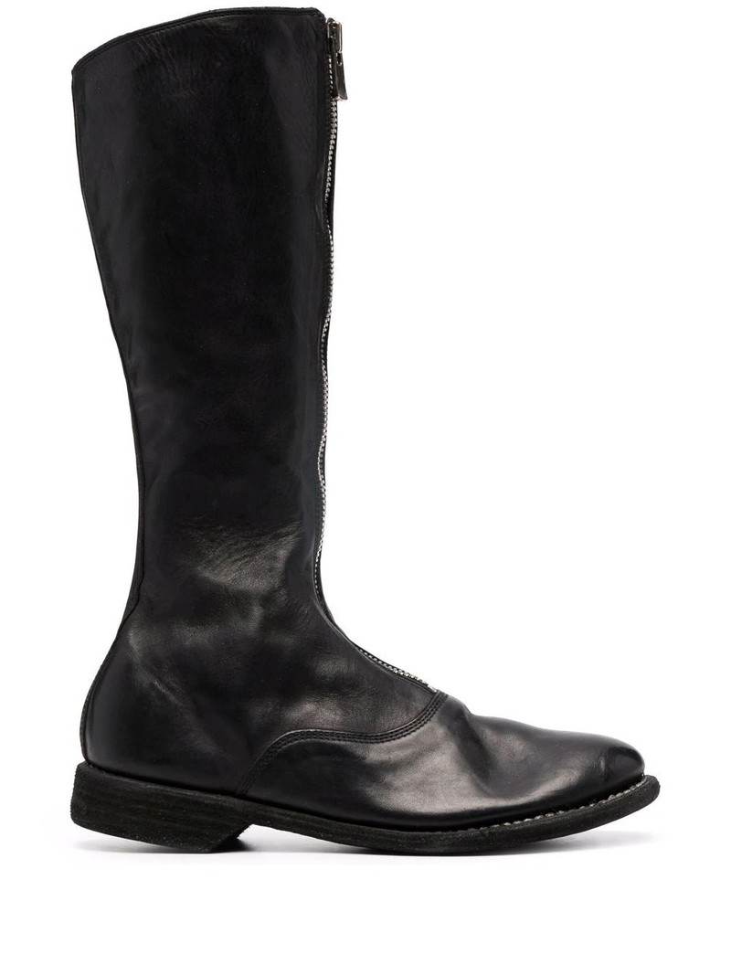 Guidi zipped knee-length 25mm boots outlook