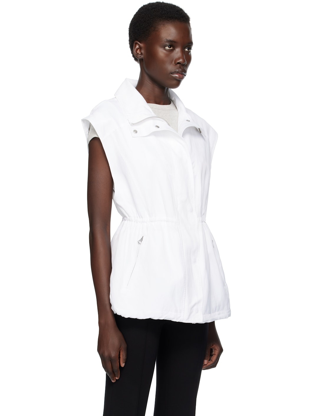 White Monica Vest - 2