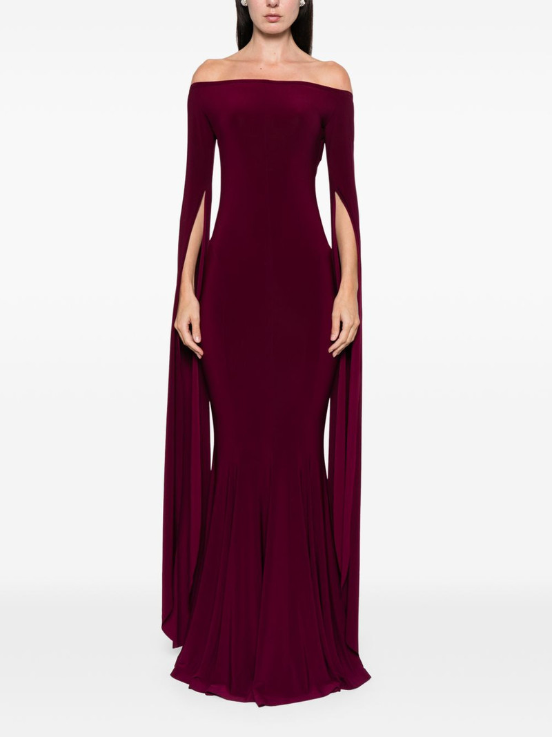 NORMA KAMALI long-sleeve maxi dress outlook