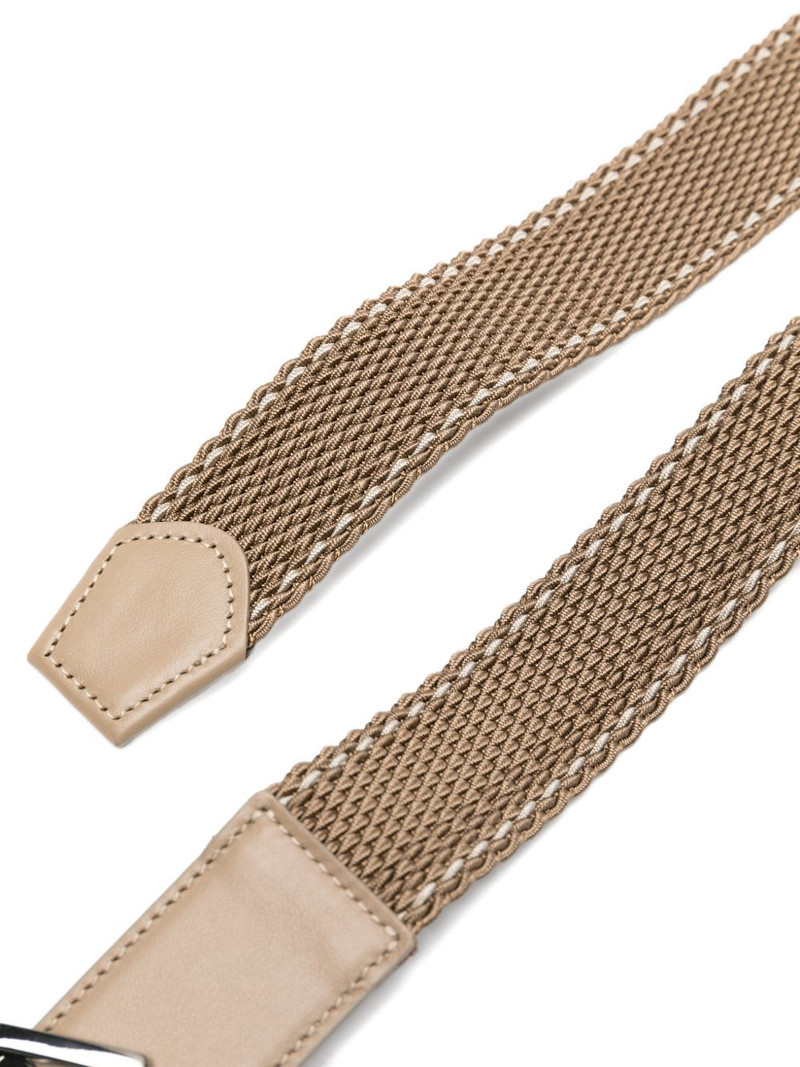 Canali woven buckle belt outlook