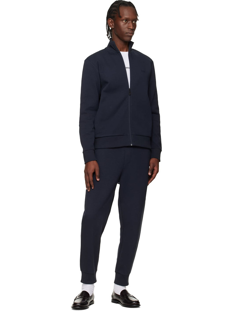 BOSS Navy Zip Sweatshirt outlook
