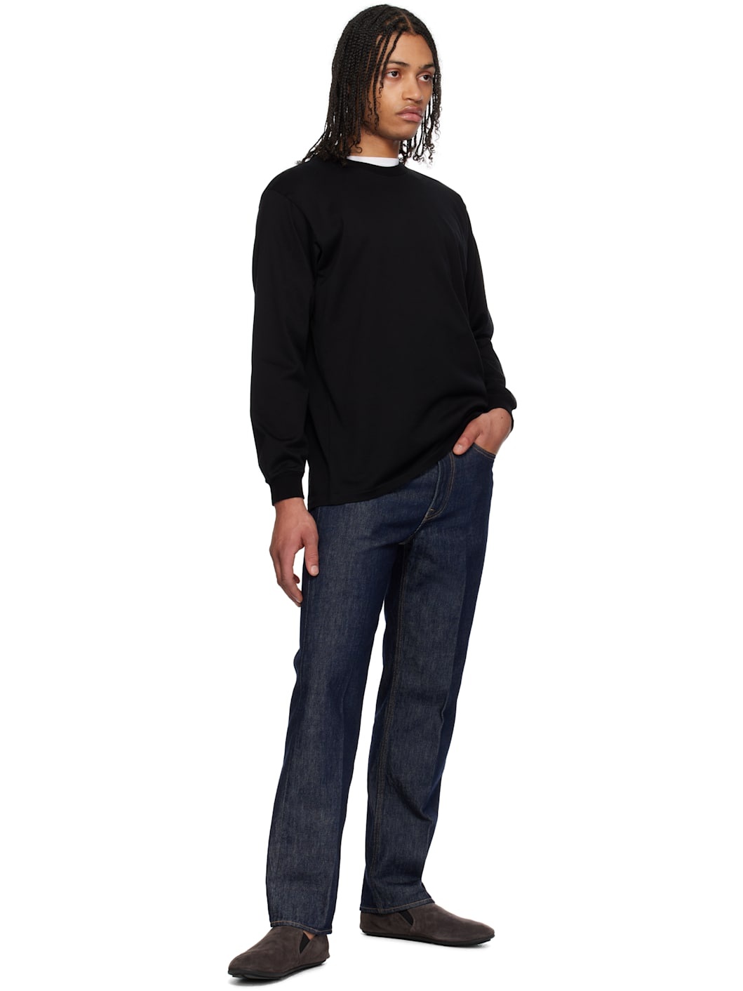 Black Luster Plaiting L/S T-shirt - 4