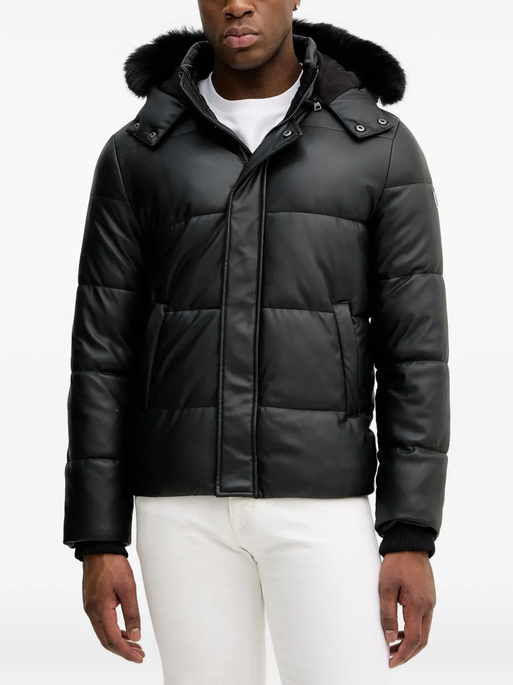 llong-sleeve hooded jacket - 1