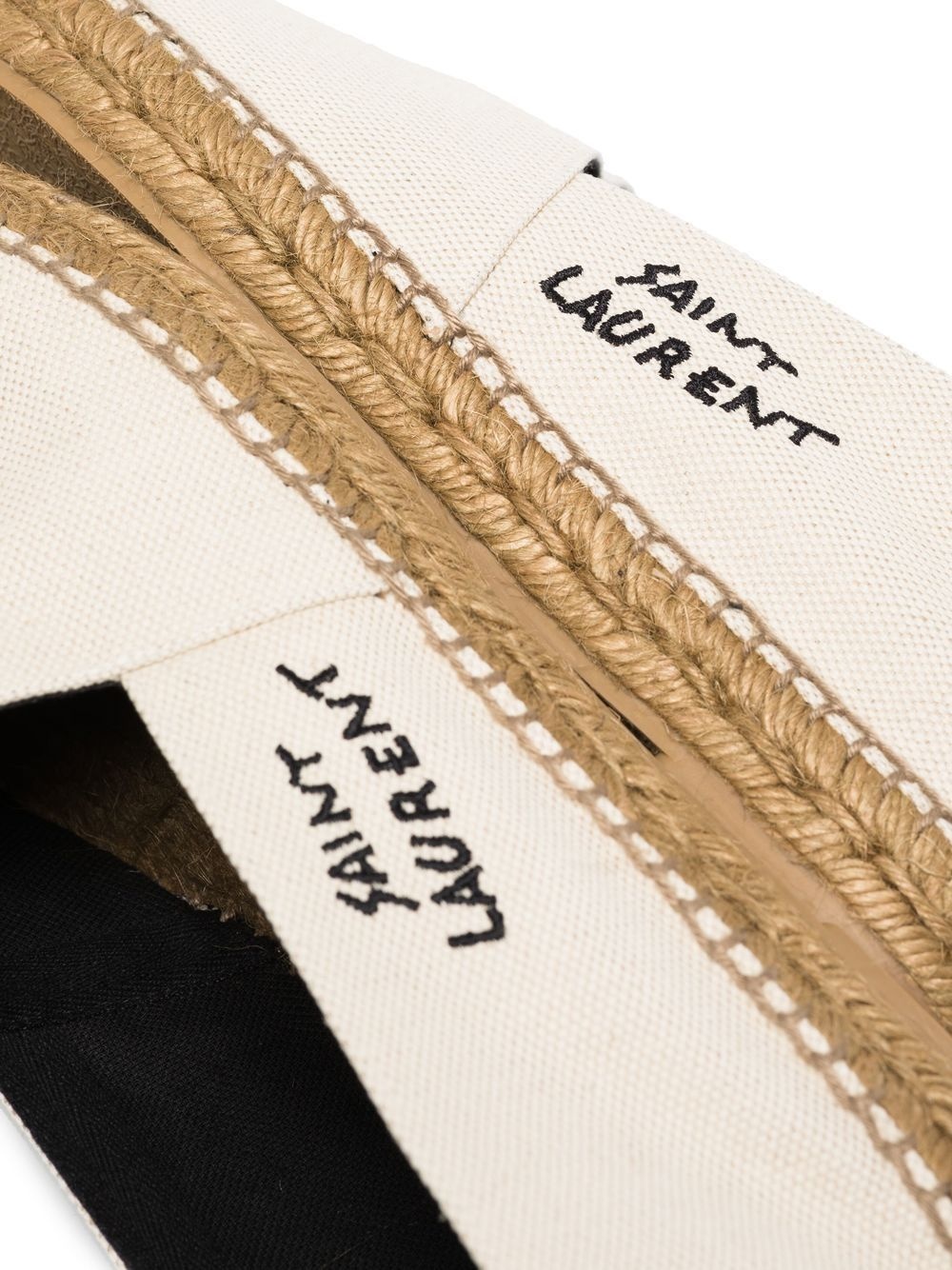 embroidered logo espadrilles - 2